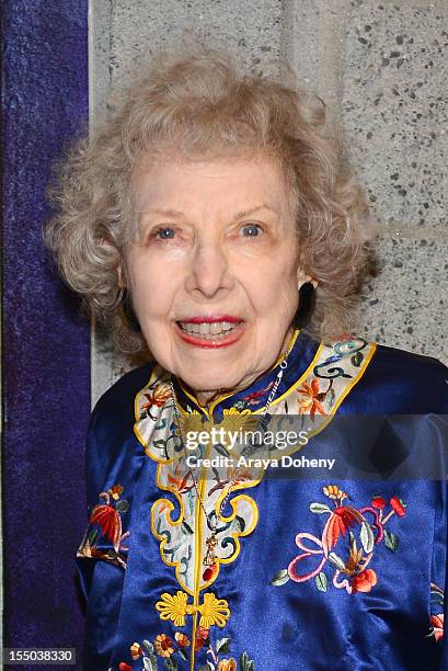 Carla Laemmle attends The Academy of Motion Picture Arts and Sciences' screening of 'The Phantom Of The Opera' at AMPAS Samuel Goldwyn Theater on...