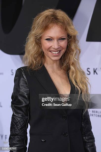 Actress Birte Glang attends the Germany premiere of "Skyfall" at the Theater am Potsdamer Platz on October 30, 2012 in Berlin, Germany.