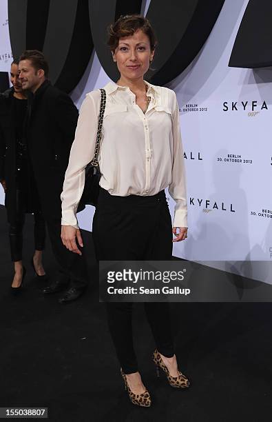 Carolina Vera attends the Germany premiere of "Skyfall" at the Theater am Potsdamer Platz on October 30, 2012 in Berlin, Germany.