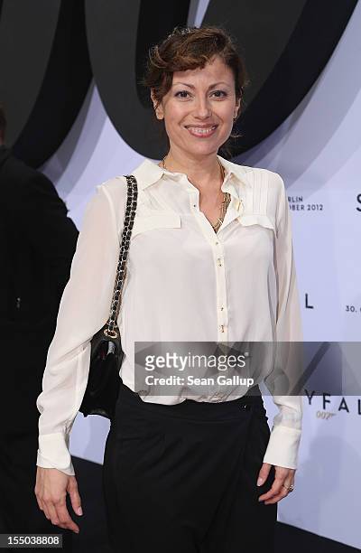 Carolina Vera attends the Germany premiere of "Skyfall" at the Theater am Potsdamer Platz on October 30, 2012 in Berlin, Germany.