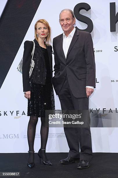 Gesine Friedmann and Michael Mendl attend the Germany premiere of "Skyfall" at the Theater am Potsdamer Platz on October 30, 2012 in Berlin, Germany.