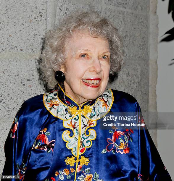 Carla Laemmle attends The Academy of Motion Picture Arts and Sciences' screening of 'The Phantom Of The Opera' at AMPAS Samuel Goldwyn Theater on...