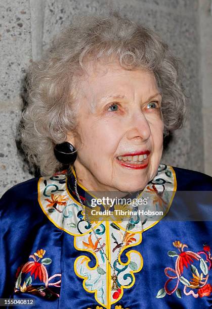 Carla Laemmle attends The Academy of Motion Picture Arts and Sciences' screening of 'The Phantom Of The Opera' at AMPAS Samuel Goldwyn Theater on...