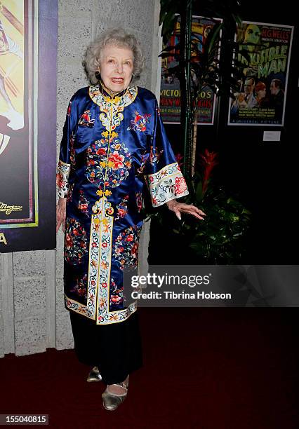 Carla Laemmle attends The Academy of Motion Picture Arts and Sciences' screening of 'The Phantom Of The Opera' at AMPAS Samuel Goldwyn Theater on...