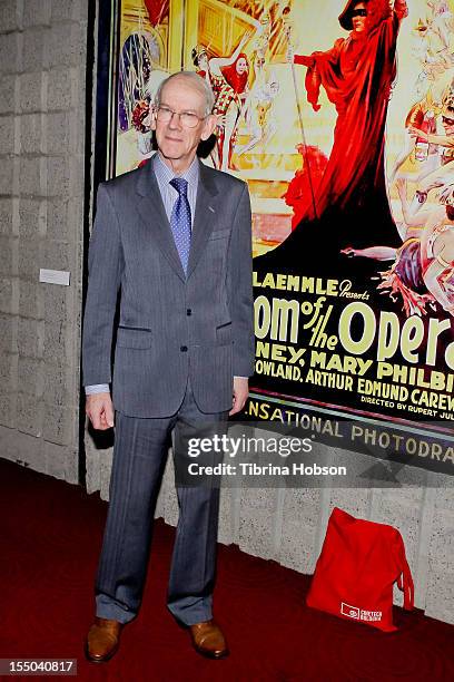 Kevin Brownlow attends The Academy of Motion Picture Arts and Sciences' screening of 'The Phantom Of The Opera' at AMPAS Samuel Goldwyn Theater on...