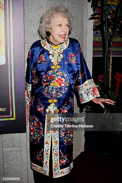 Carla Laemmle attends The Academy of Motion Picture Arts and Sciences' screening of 'The Phantom Of The Opera' at AMPAS Samuel Goldwyn Theater on...