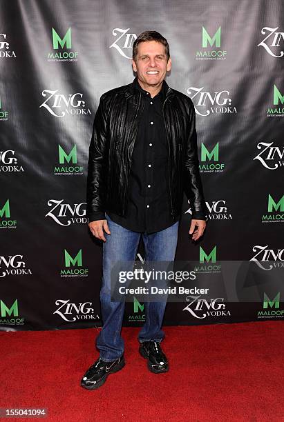 Joe Maloof appears at the ZING Vodka's Las Vegas Launch Party at his brother, Gavin Maloof's home on October 30, 2012 in Las Vegas, Nevada.