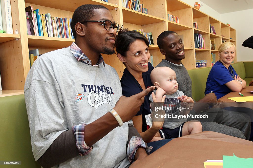 OKC Thunder Hospital vistit