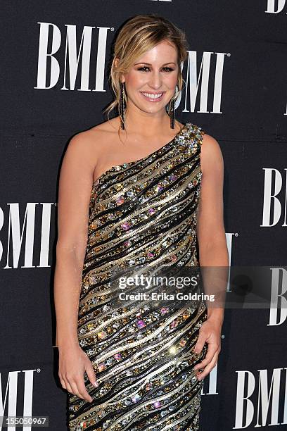 Joanna Smith attends the 60th annual BMI Country awards at BMI on October 30, 2012 in Nashville, Tennessee.