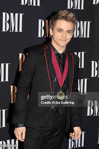 Hunter Hayes attends the 60th annual BMI Country awards at BMI on October 30, 2012 in Nashville, Tennessee.