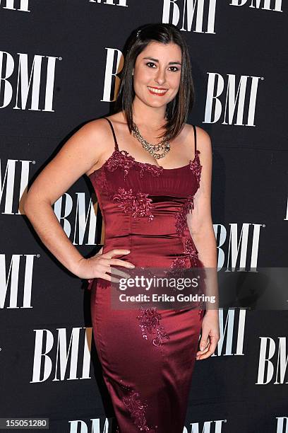 Jenny Gill attends the 60th annual BMI Country awards at BMI on October 30, 2012 in Nashville, Tennessee.