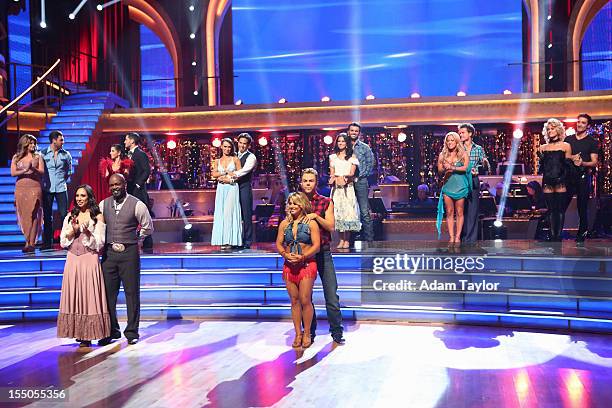 Episode 1506A" - The remaining couples waited to see who would be sent home, on "Dancing with the Stars: All-Stars -- The Results Show," TUESDAY,...