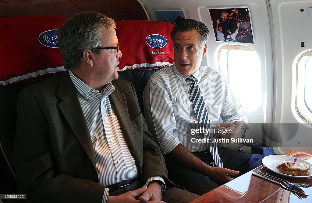 Mitt Romney Campaigns Throughout Florida