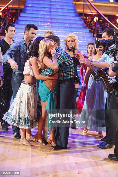 Episode 1506A" - At the end of the night, the next couple to go home was Sabrina Bryan and Louis van Amstel, on "Dancing with the Stars: All-Stars --...