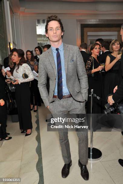 Eddie Redmayne attends the Harper's Bazaar Woman of the Year Awards at Claridge's Hotel on October 31, 2012 in London, England.