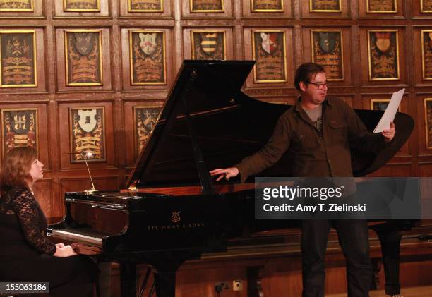 S 'Downton Abbey' actor Brendan Coyle portrays French composer Claude Debussy as pianist Lucy Parham plays piano works from 'Clair de Lune,'...