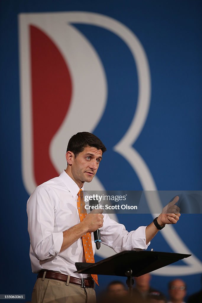 Paul Ryan Campaigns In Wisconsin