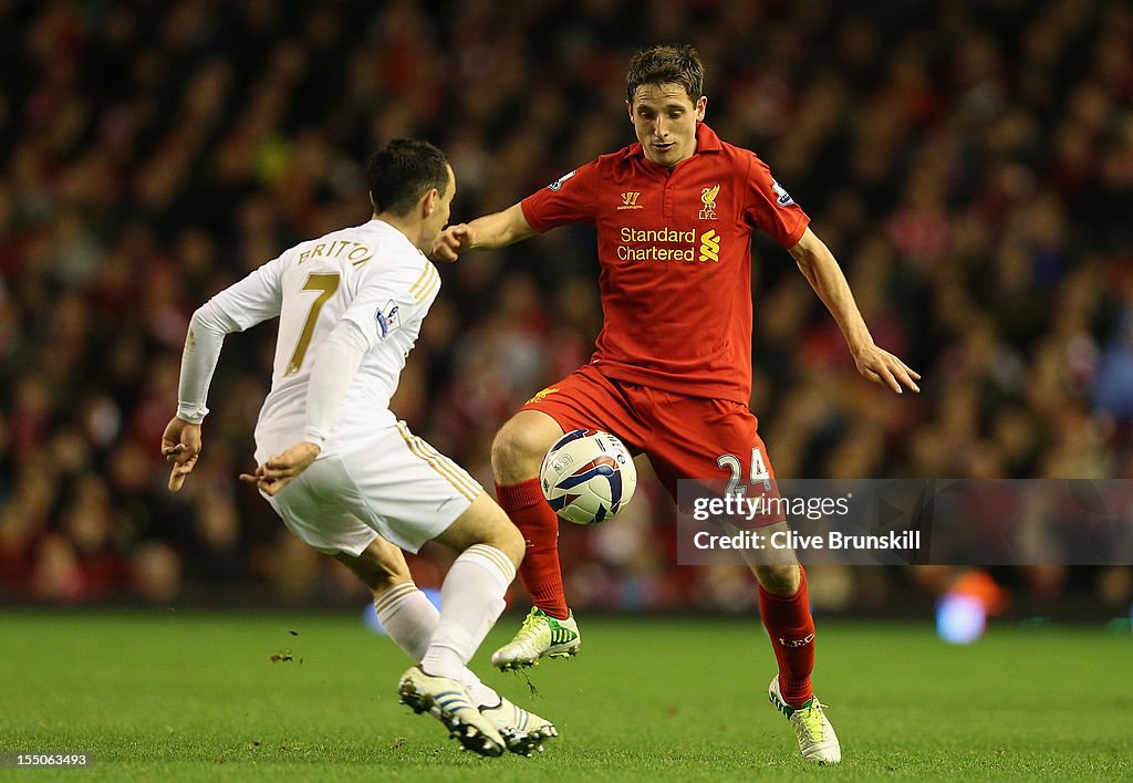 Liverpool v Swansea City - Capital One Cup Fourth Round