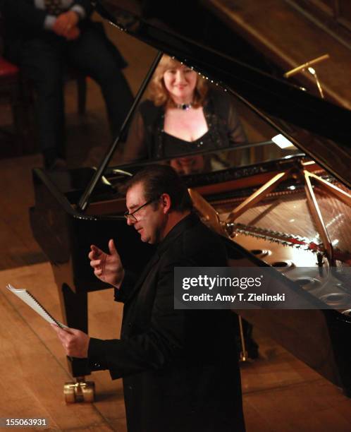 S 'Downton Abbey' actor Brendan Coyle portrays French composer Claude Debussy as pianist Lucy Parham plays piano works from 'Clair de Lune,'...