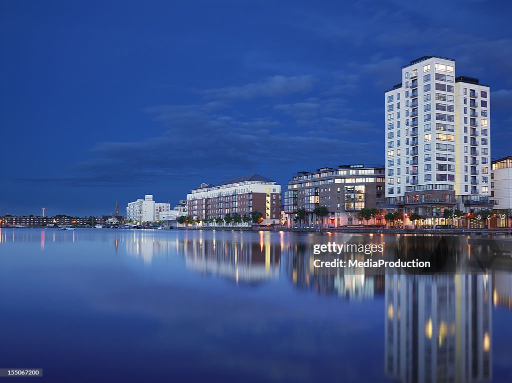 Dublin at night