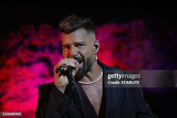 Singer Ricky Martin Bio 122 Ricky Martin Performs In Concert In Malaga Stock Photos, High-Res ...