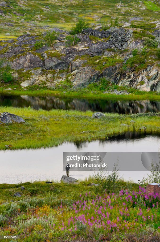 Fishing in Lapland