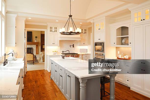 luxury kitchen - beauty cabinet stock pictures, royalty-free photos & images