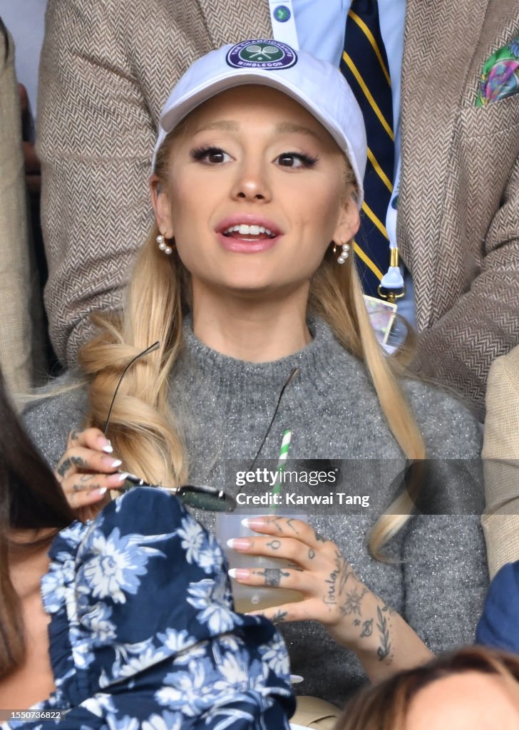 Celebrity Sightings At Wimbledon 2023 - Day 14