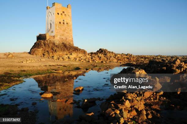 seymour tower, jersey. - jersey channel islands stock-fotos und bilder