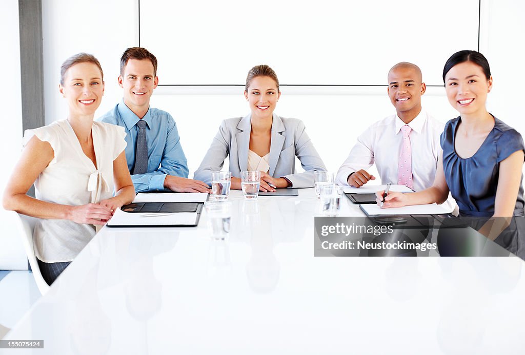 Business Team at a Conference Table