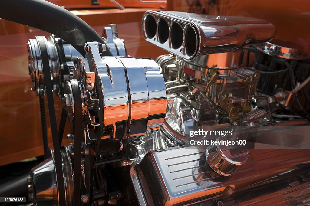 Chromed Chevy Engine Chrome Engine High-Res Stock Photo - Getty Images