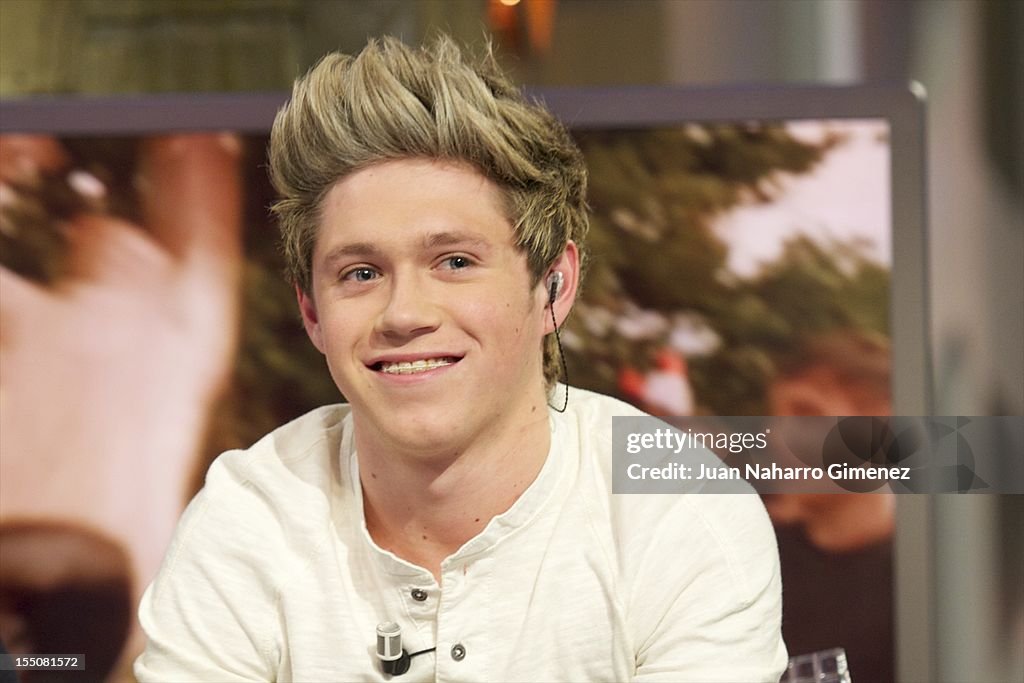 'One Direction' Attend 'El Hormiguero' Tv Show