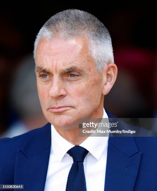 Tim Davie, Director-General of the BBC, attends a service to celebrate the 75th anniversary of the NHS at Westminster Abbey on July 5, 2023 in...
