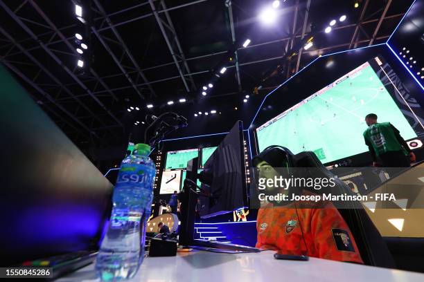Daniel Ray of Great Britain and Atlantide Wave competes in their Group A game against Andrea Montanini of Italy and Genoa Esports during day two of...