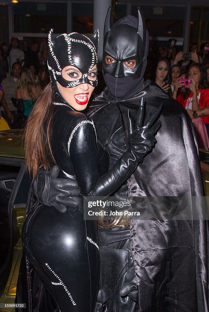 Kim Kardashian Halloween Birthday Bash At LIV Nightclub