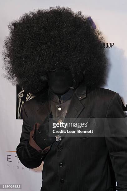 No Face arrives at the Los Angeles Clipper Matt Barnes' "Welcome Back To LA" Post-Game Halloween Party at The Conga Room at L.A. Live on October 31,...