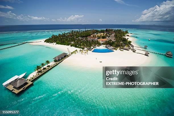 exotic island of maldives - maldives boat stock pictures, royalty-free photos & images