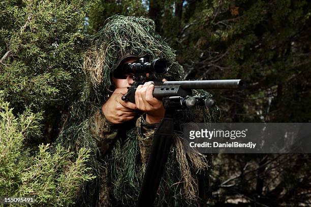 Us Army Special Ops Military Soldier In Camouflage Ghillie Suit High-Res  Stock Photo - Getty Images