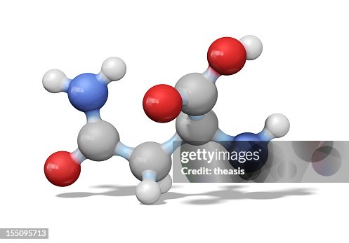 Visualization of Amino Acid Asparagine Visualization of Amino Acid Asparagine