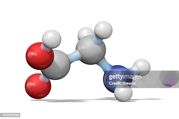 aminosäure glycine - bohne stock-fotos und bilder