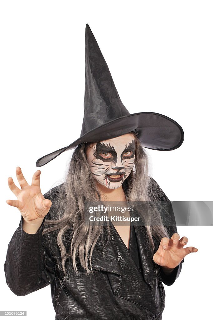 Girl as a witch