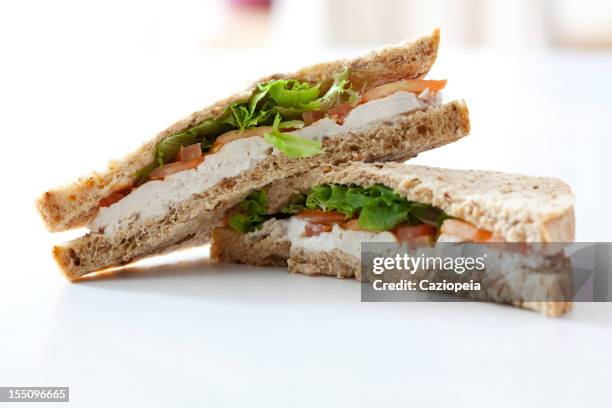chicken salad sandwich - chicken meat stock pictures, royalty-free photos & images