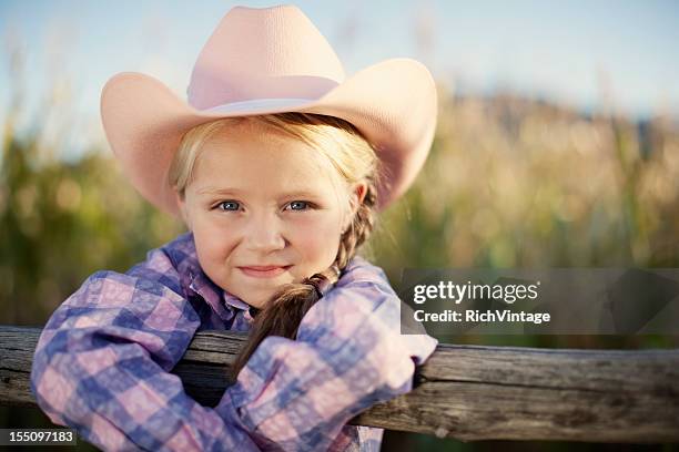 american cowgirl - cowboy hat stock pictures, royalty-free photos & images