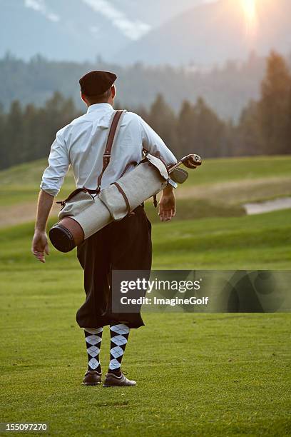 vintage com mais de quatro golfistas - knickers photos - fotografias e filmes do acervo