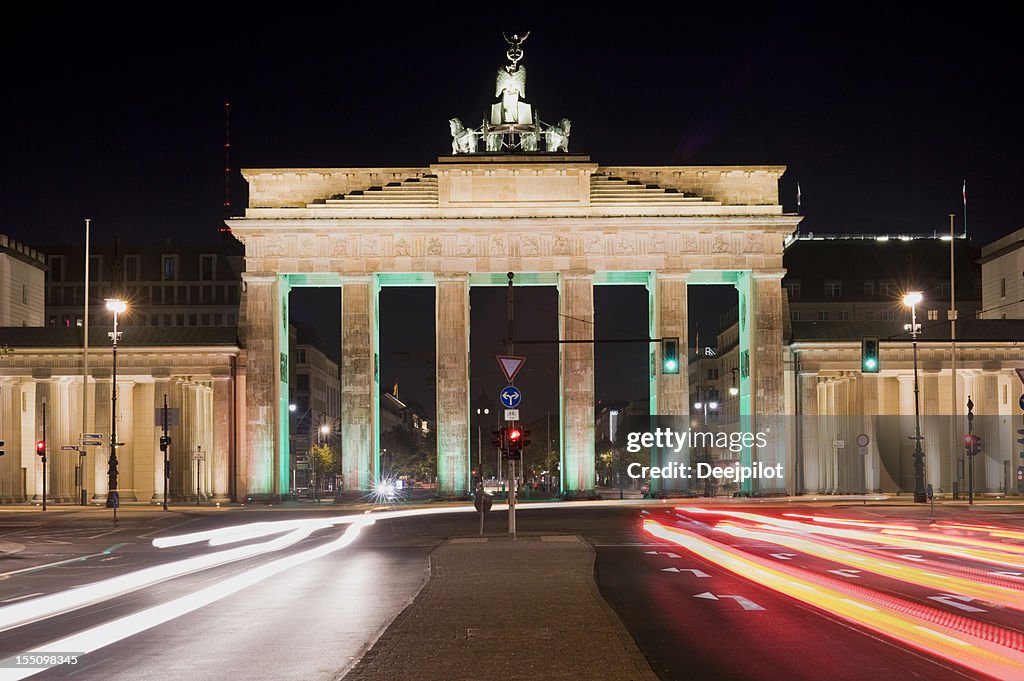 Puerta de Brandenburgo en Berlín, Alemania