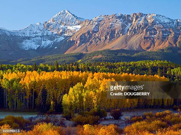 fall mountain scenic - telluride 個照片及圖片檔