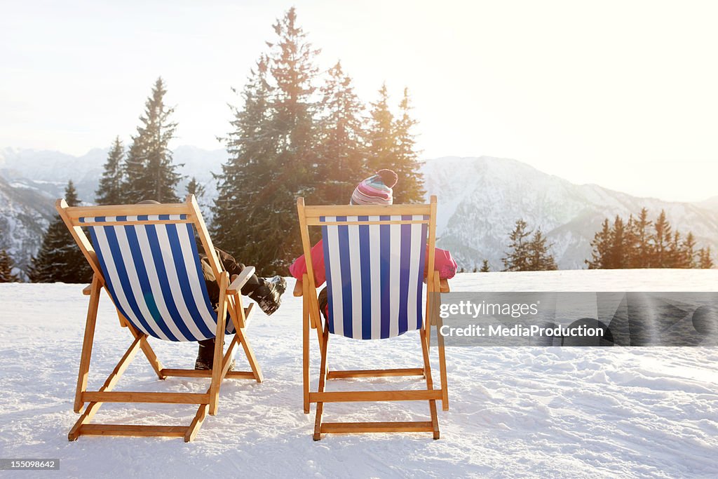 Winter Sun therapy heliotherapy