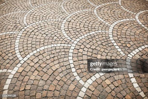 stone floor pattern - paving stone stock pictures, royalty-free photos & images