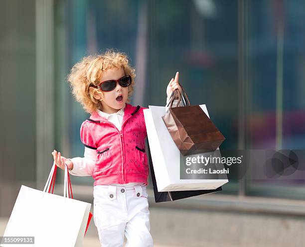 shopping - baby bag stock-fotos und bilder
