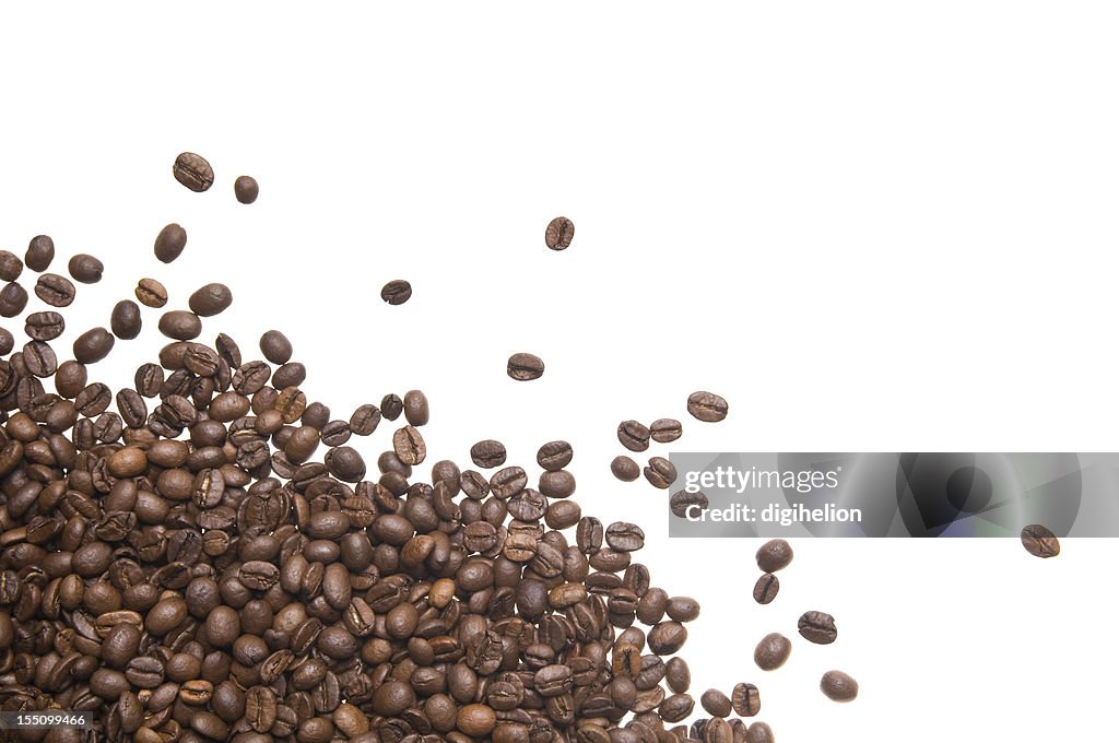 コーヒー豆をロースト、ホワイト
